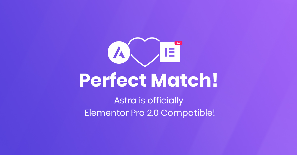 Astra and Elementor compatibility