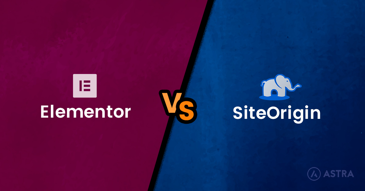 elementor vs siteorigin