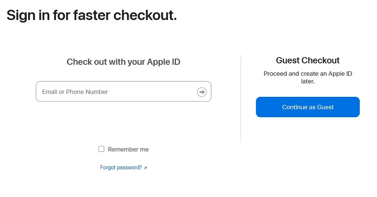 Allow Guest Checkout