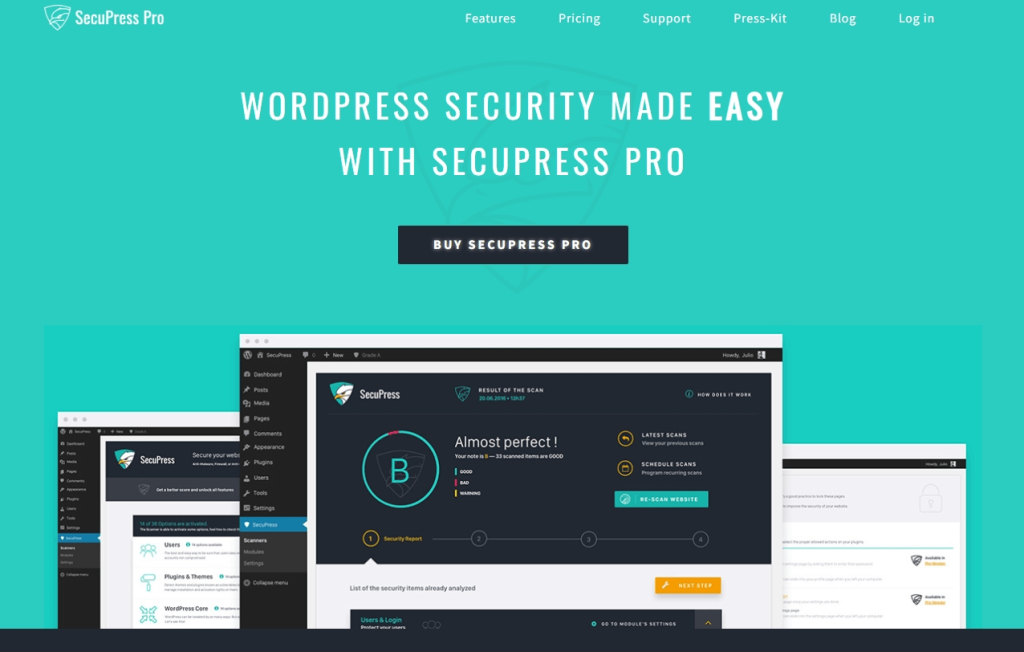 SecuPress Pro plugin