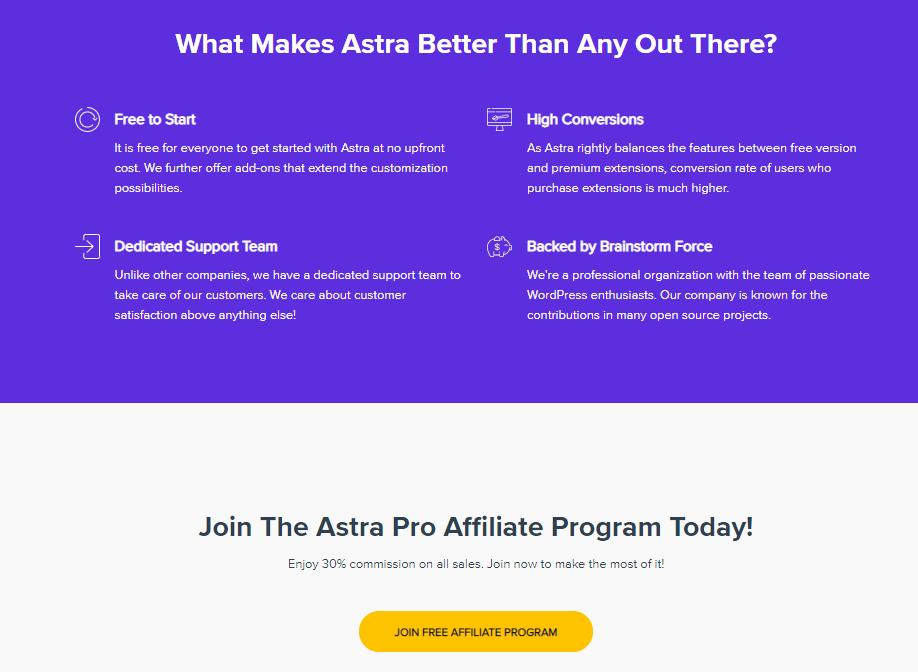 astra affiliate program