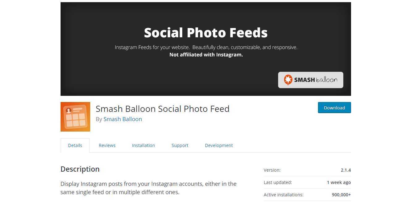 Social Media Plugins - Smash Balloon 