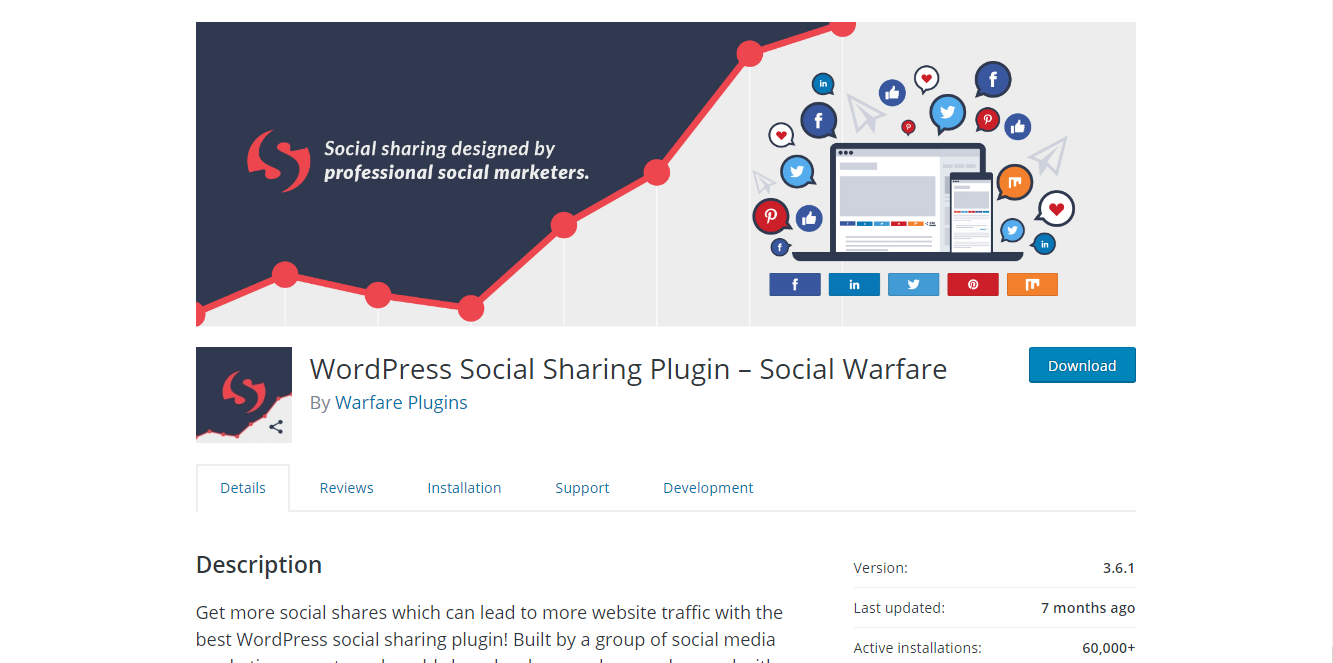 Social Media Plugins - Social Warfare