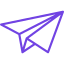 Paper plane icon