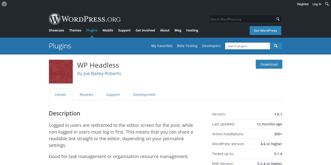 WP Headless 