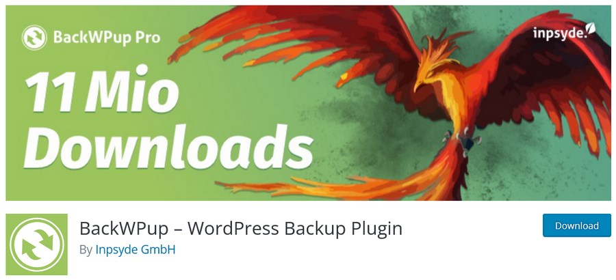 BackWPup WordPress Backup Plugin