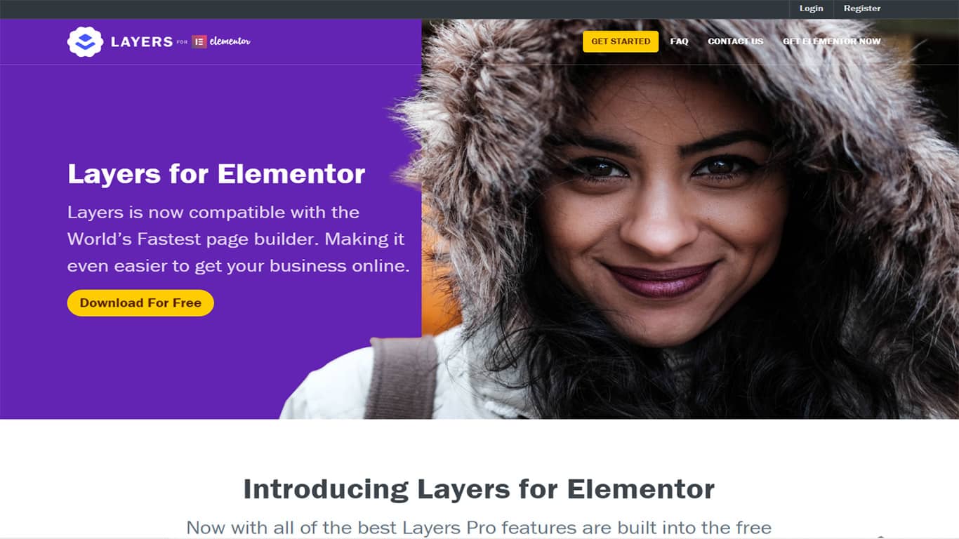 Layers WP theme site