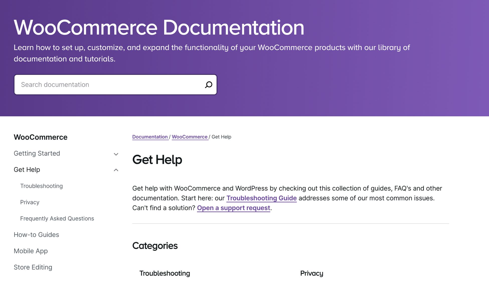 woocommerce support