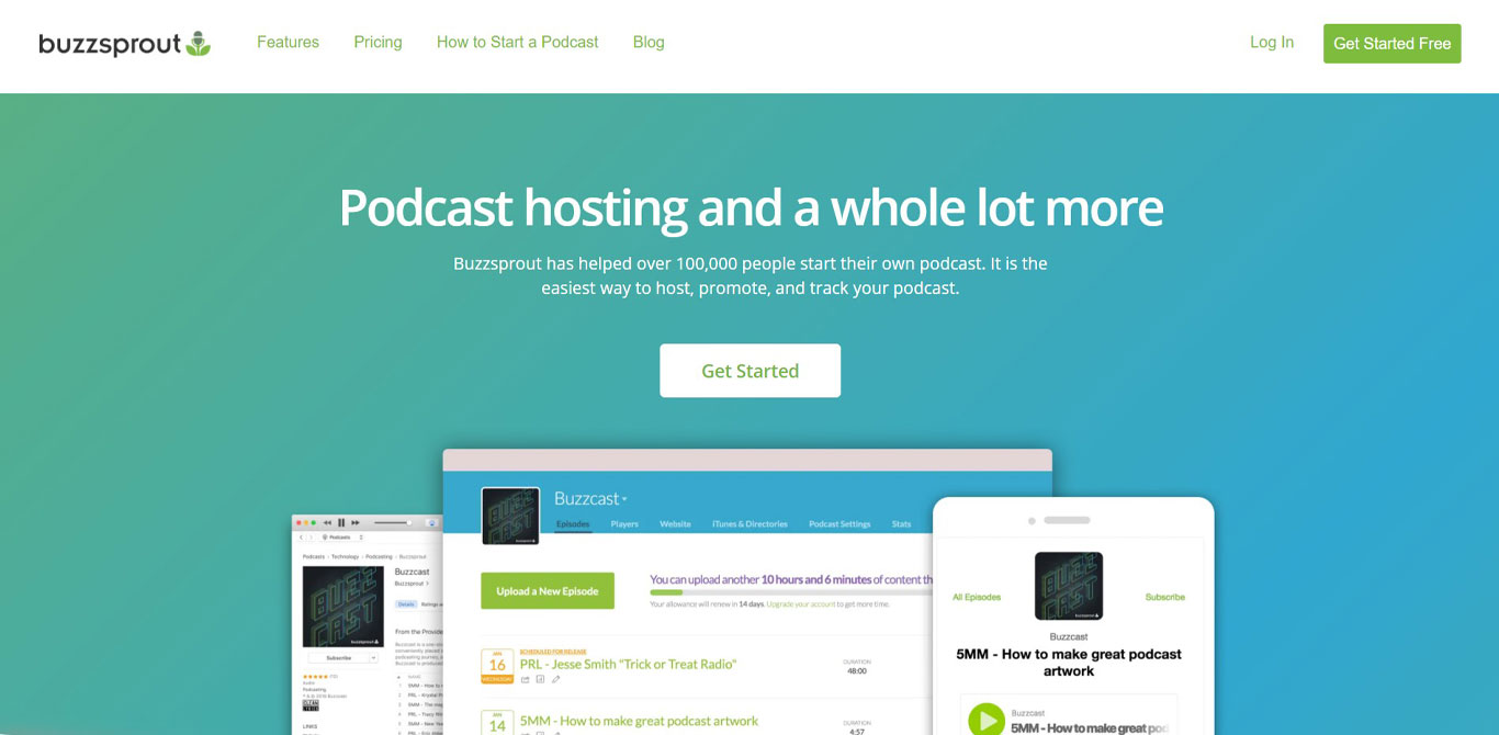 Buzzsprout plugin site image