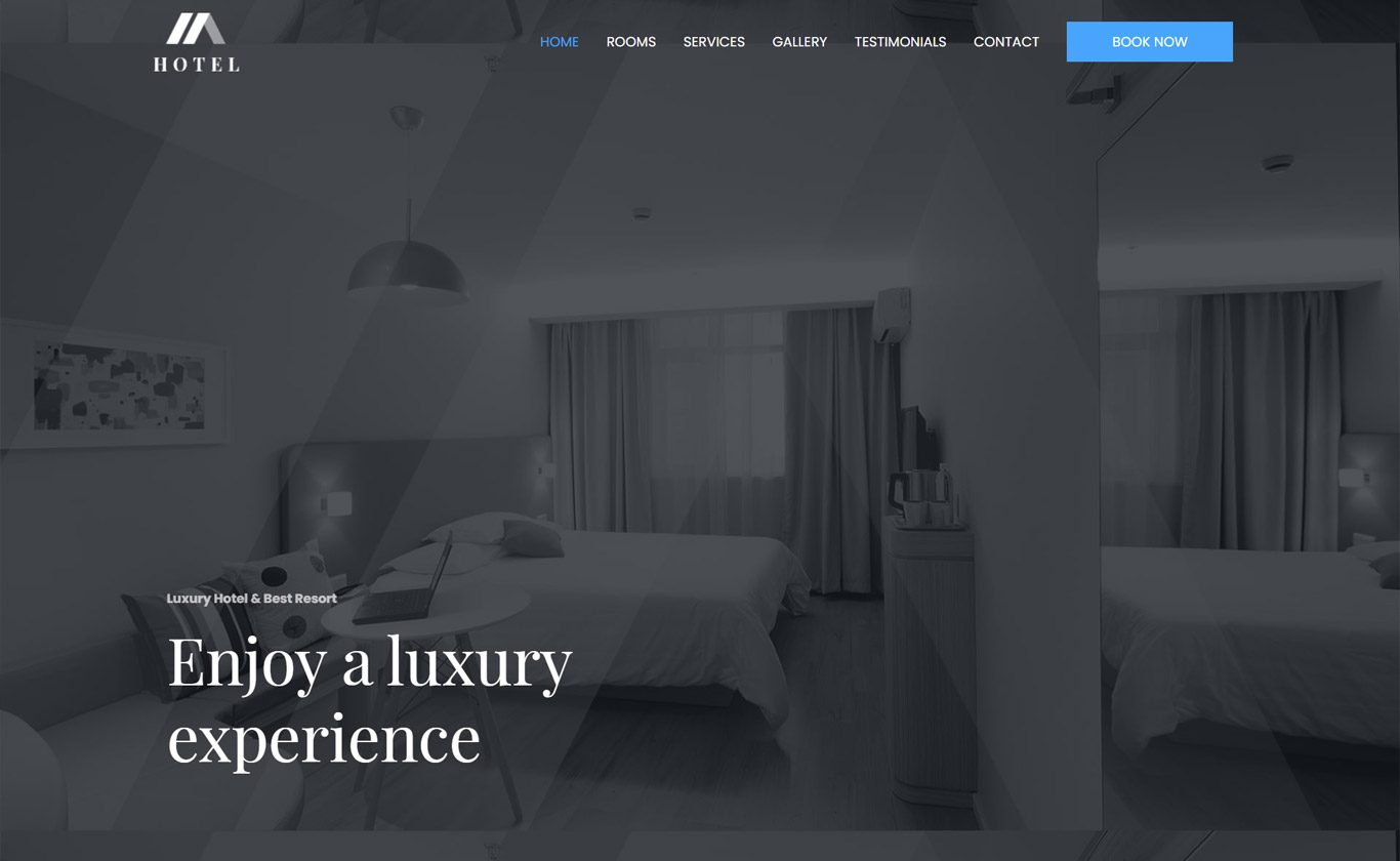 Hotel brizy template