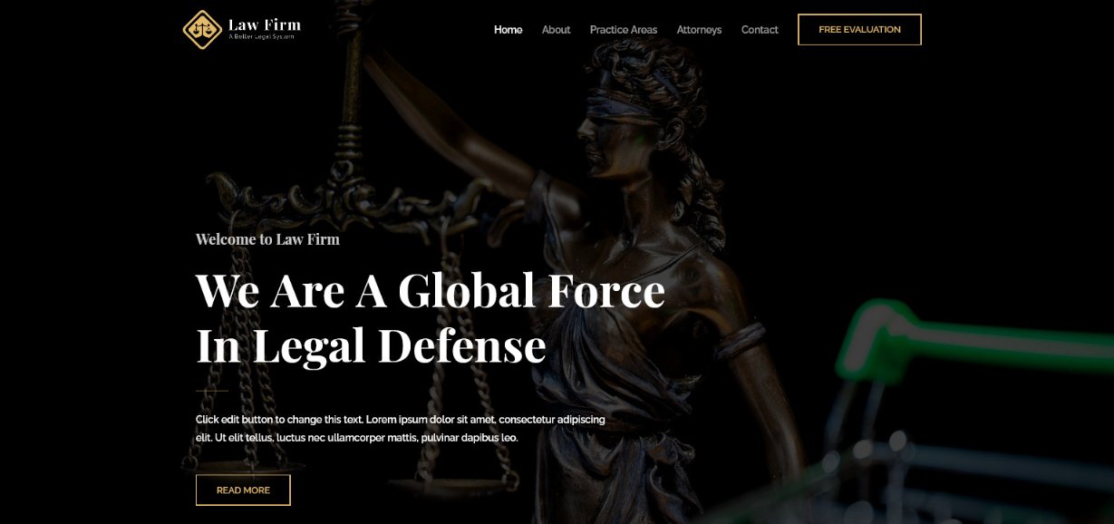 Astra law Firm demo site