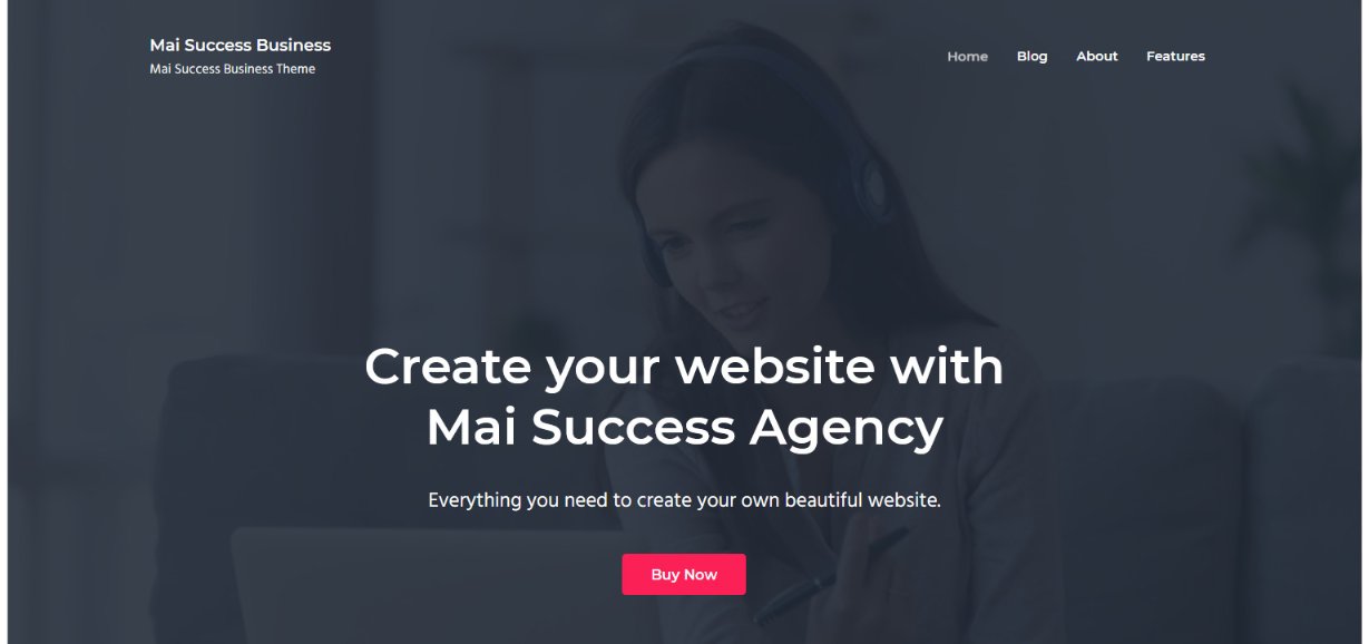 Mai Success Business wordpress theme