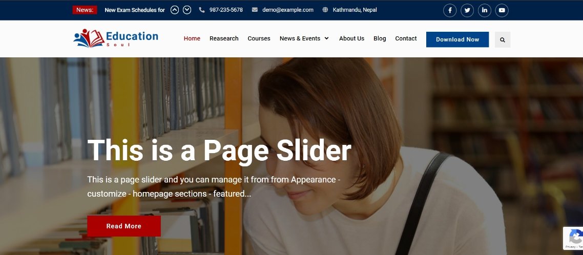 education soul wordpress theme