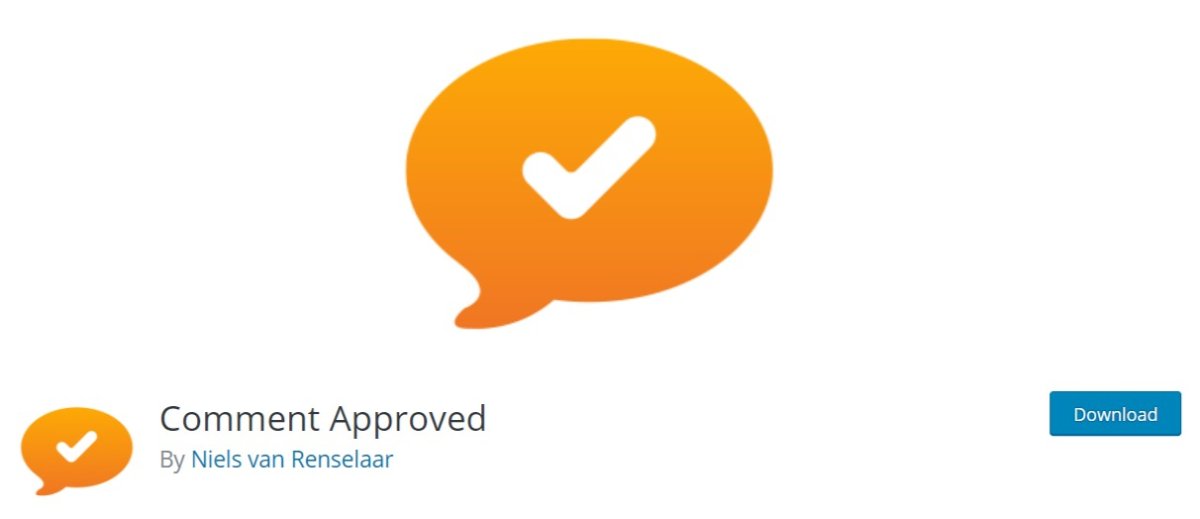 Comment Approved WordPress plugin
