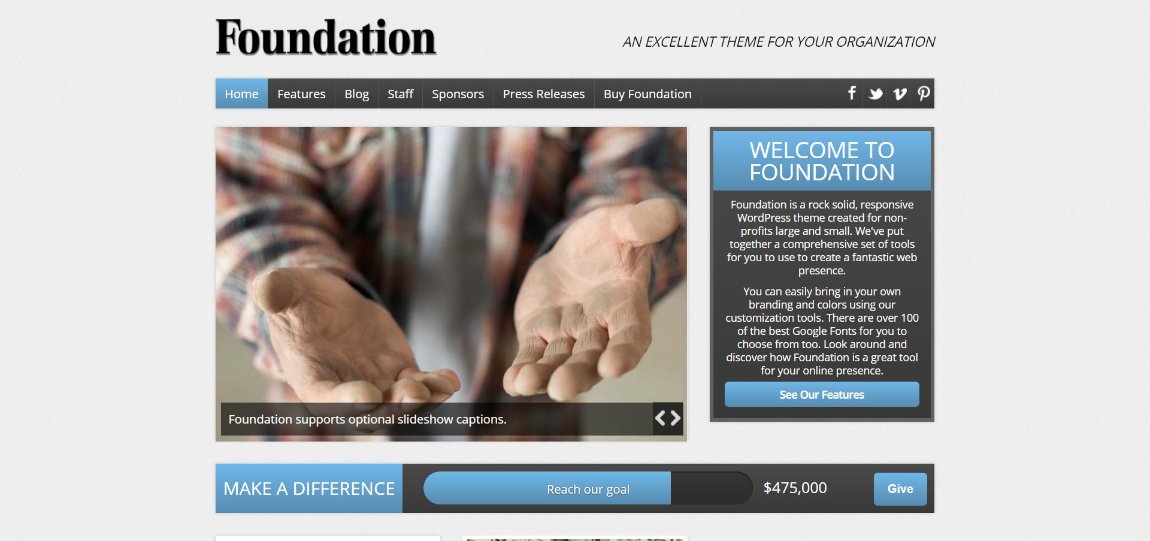 Foundation demo template