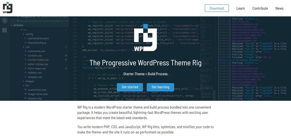 WP Rig wordpress theme