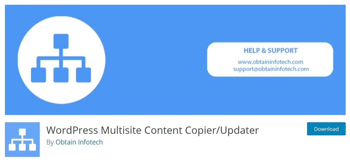 WordPress Multisite Content Copier/Updater