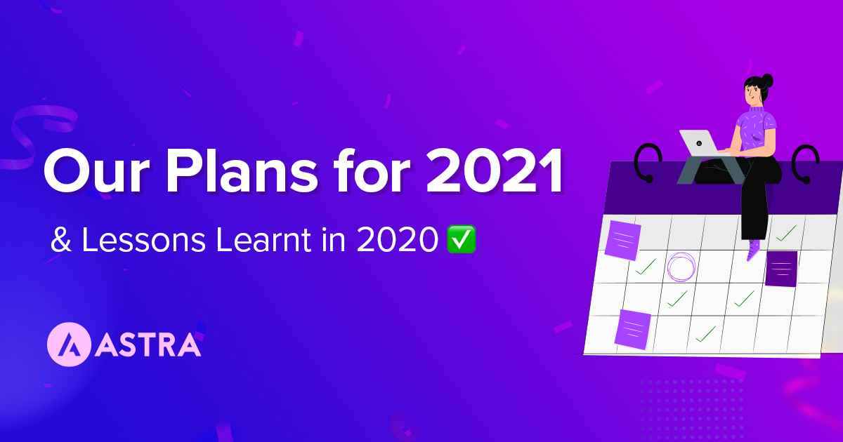 Astra 2020 plans