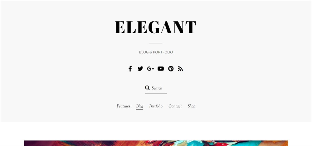 Elegant themify theme demo