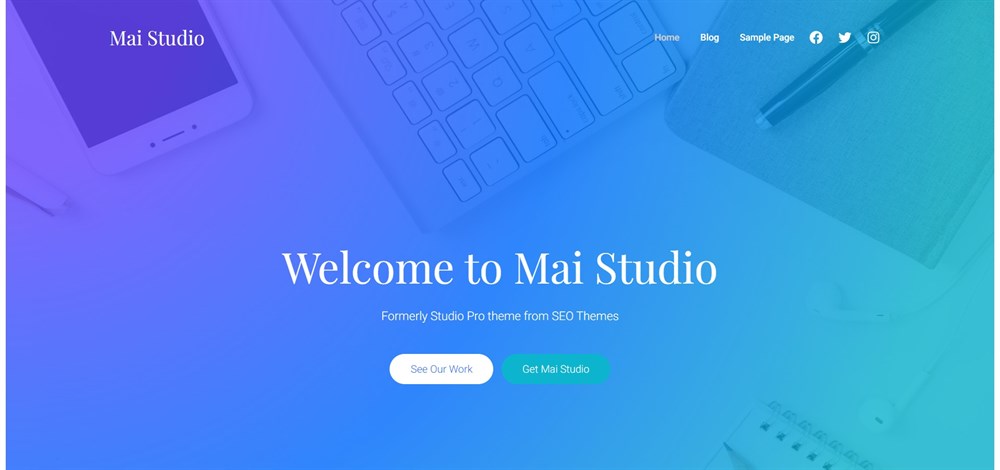 Mai Studio wordpress theme