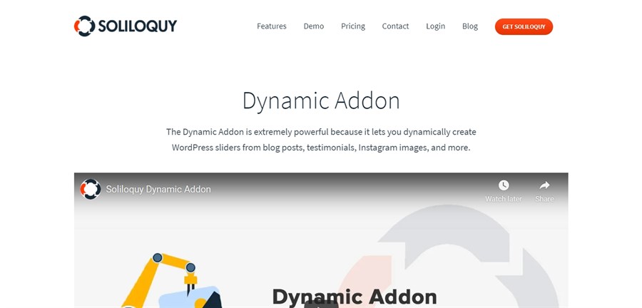 Soliloquy dynamic addon plugin