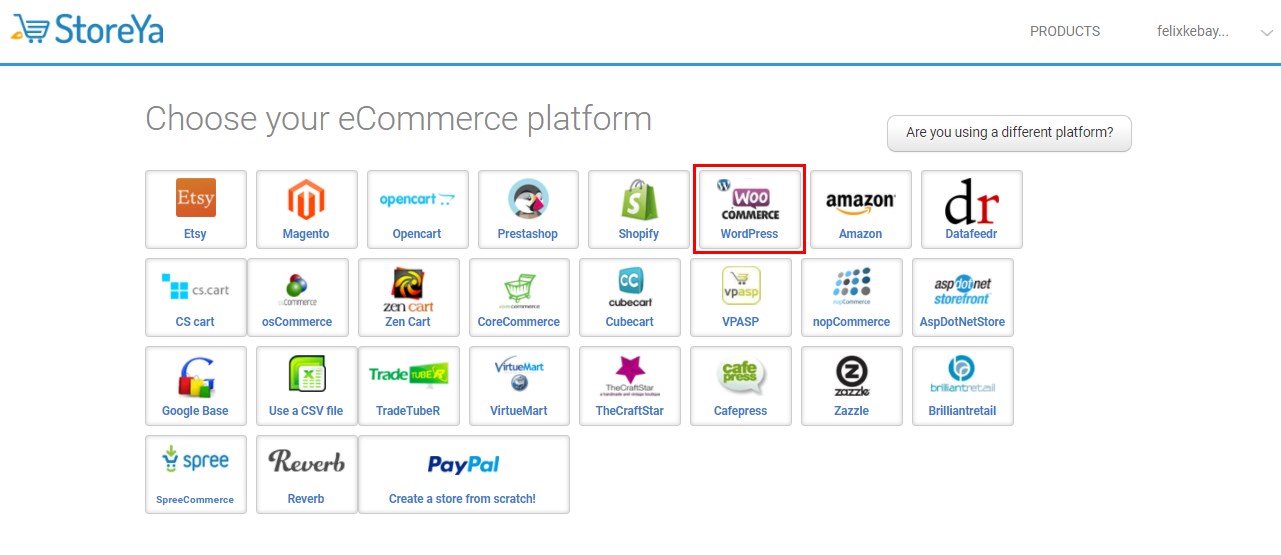 StoreYa eCommerce platform choose