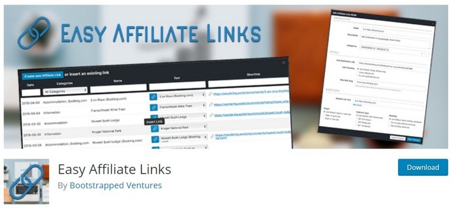 Easy Affiliate Links WordPress plugin