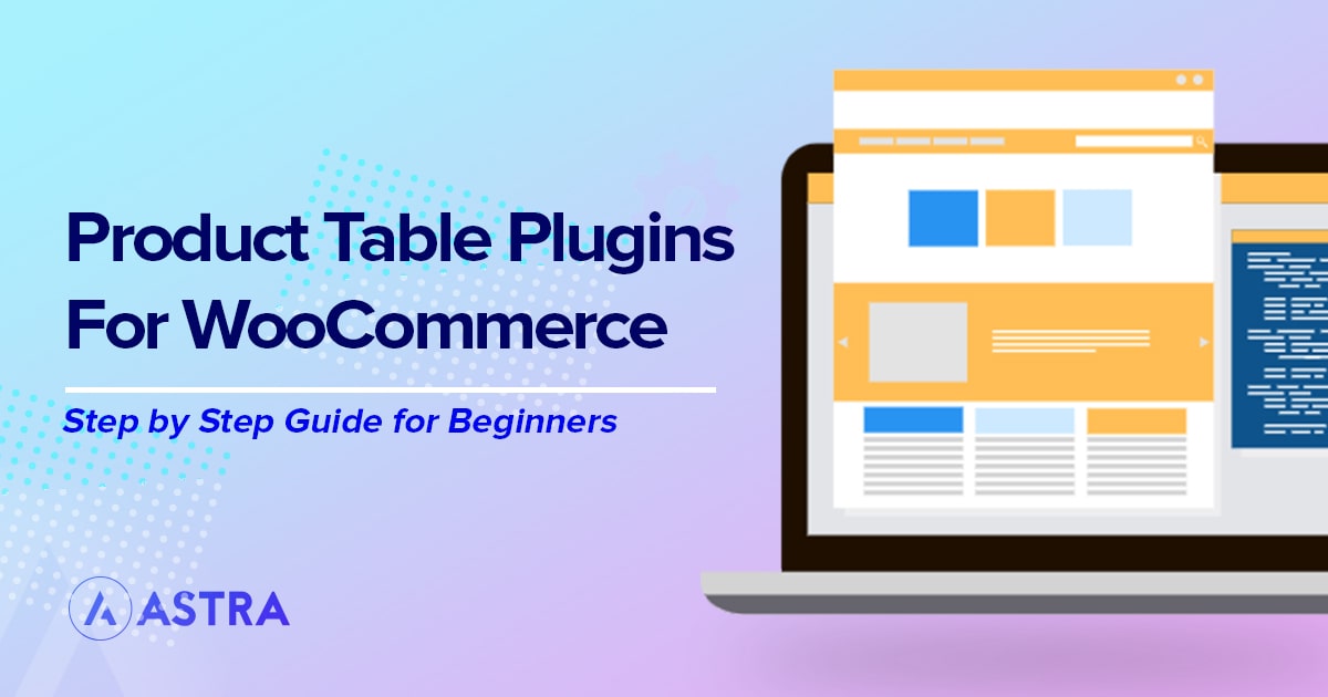 WooCommerce Product Table Plugins