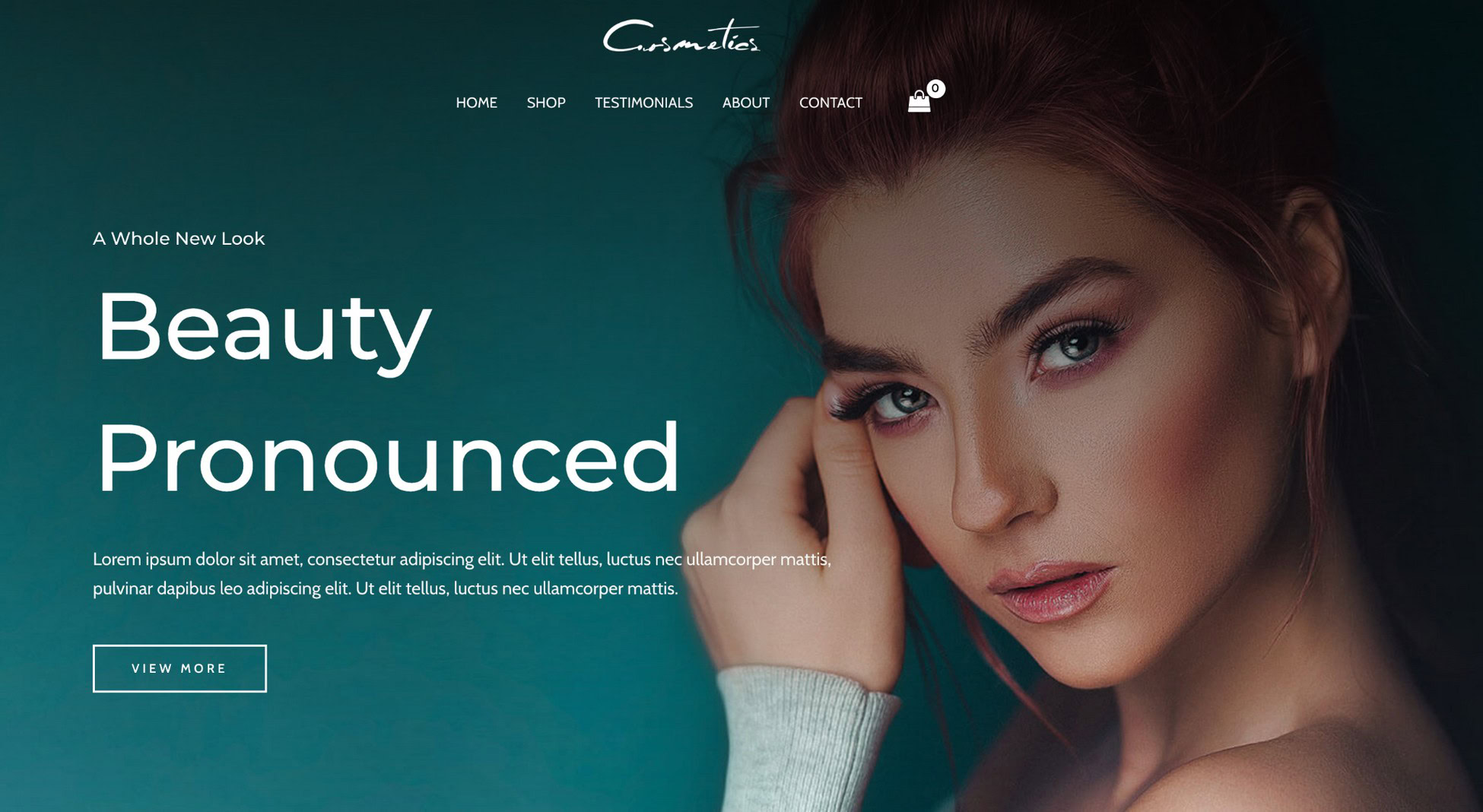 cosmetic store starter template