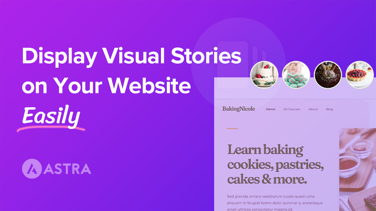 Display Visual Stories on Website