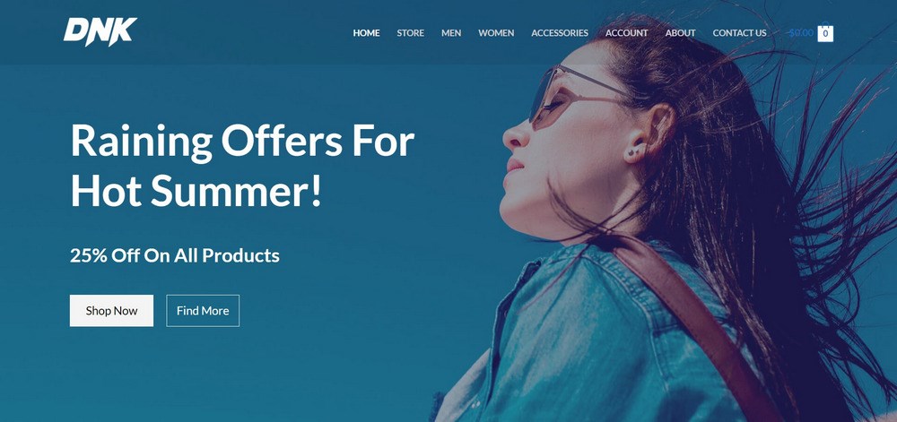 Astra WooCommerce theme demo