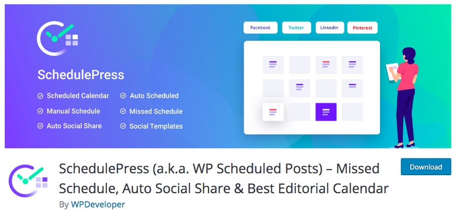 SchedulePress WordPress plugin