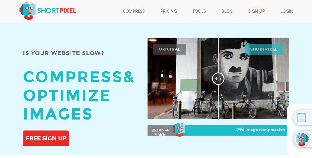 ShortPixel homepage