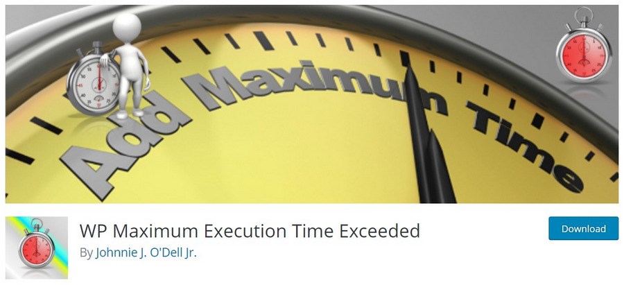 WP Maximum Execution Time Exceeded WordPress plugin