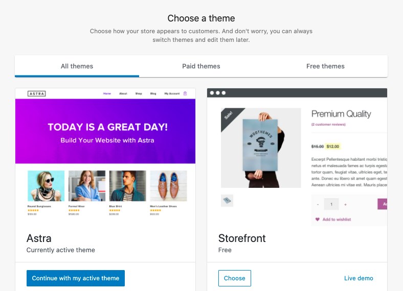 WooCommerce setup 5