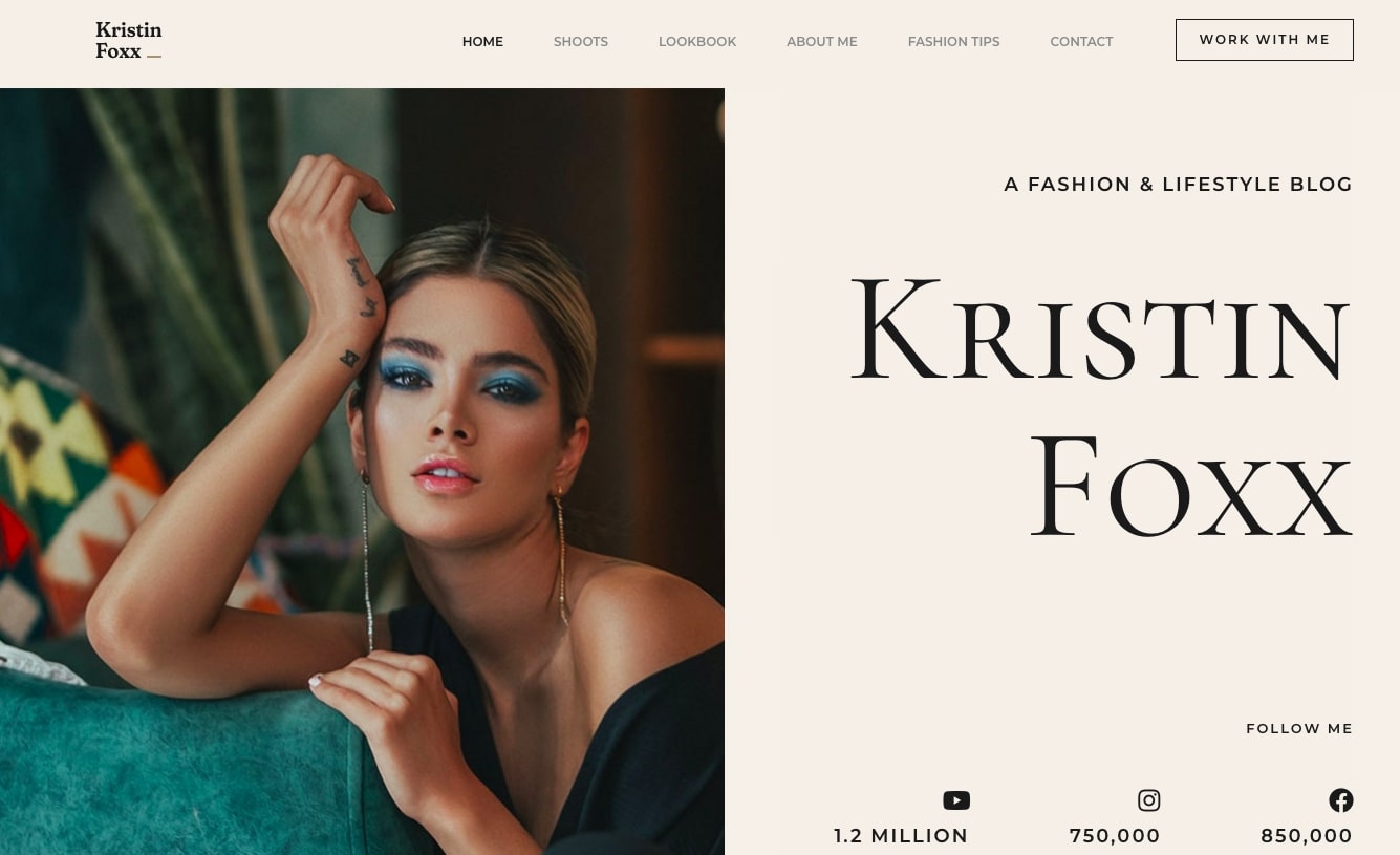 Fashion Influencer Starter Template