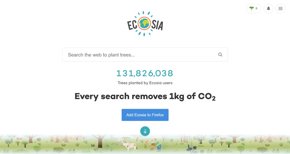 Ecosia search engine