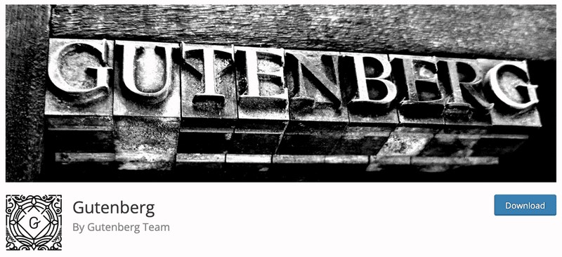 Gutenberg WordPress plugin