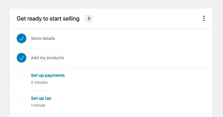 WooCommerce setup Wizard