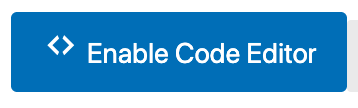 enable code editor for custom layouts