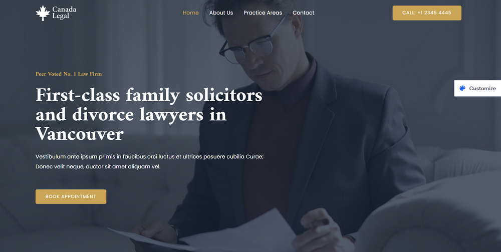 Astra Family Lawyer template