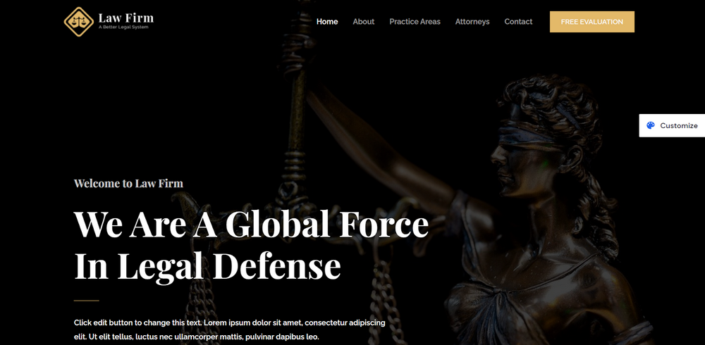 Astra Law Firm template