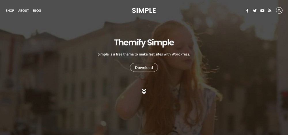 Simple WordPress theme