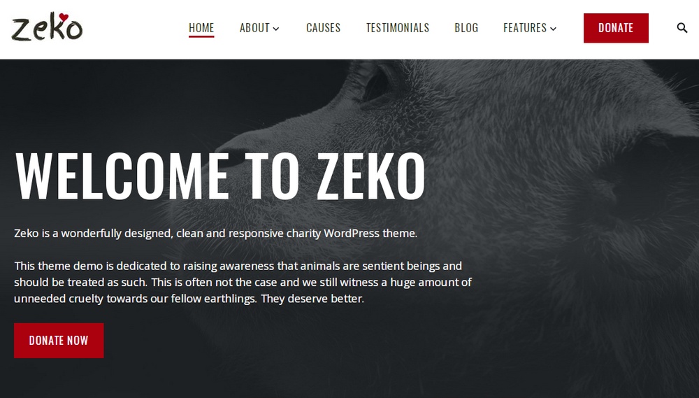 Zeko WordPress theme