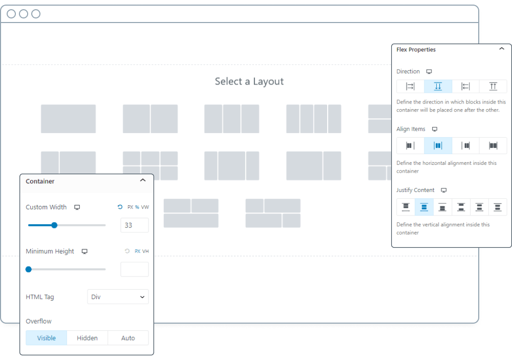 Spectra Flexbox container