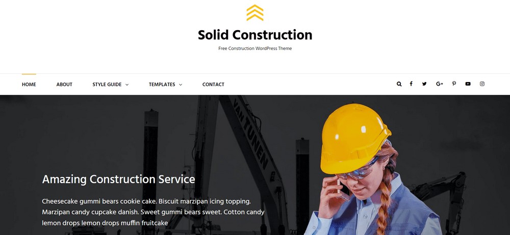 Solid Construction theme