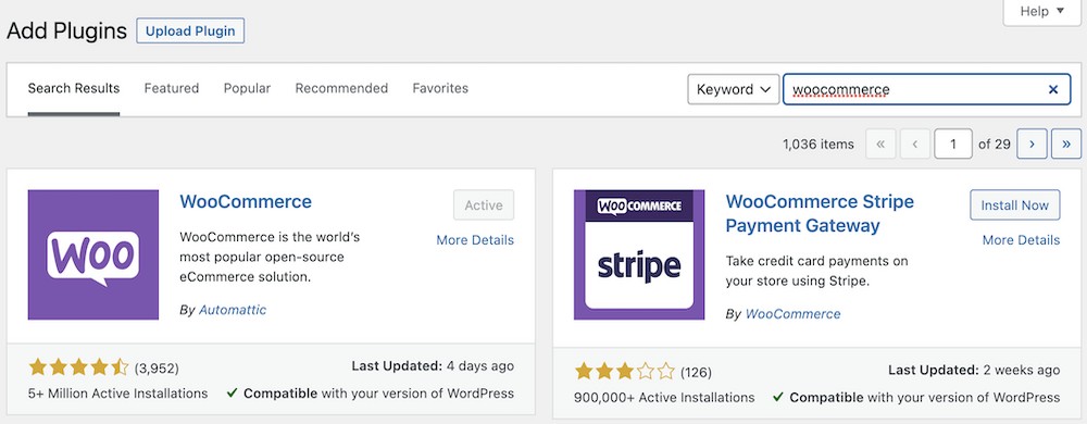 Install WooCommerce