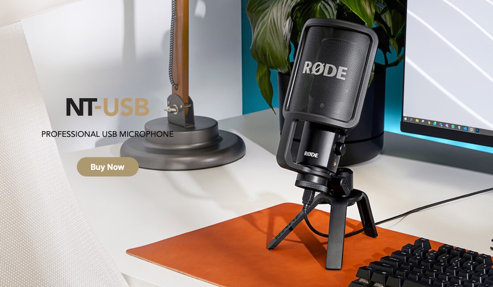 Rode NT-USB microphone