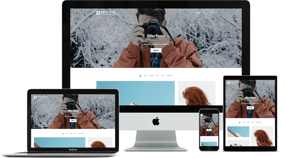 Shutter Up WordPress Photography Theme