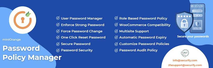 Password policy manager